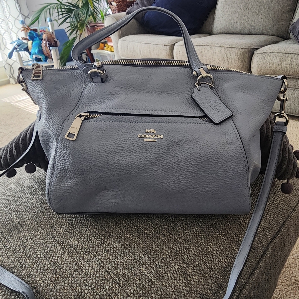 Coach Prairie Satchel Pastel Blue